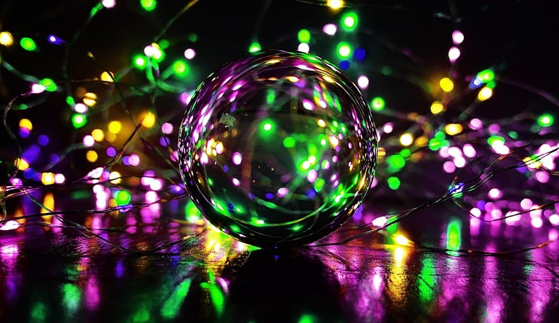 Magic wand with sparks